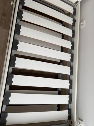 Cama nido de 90 de madera blanca