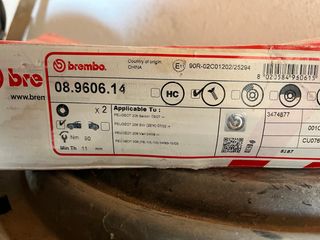 Discos de freno Brembo 08.9606.14 Peugeot
