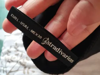 Falda estampada negra