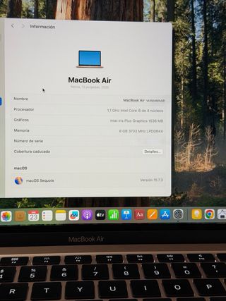 MacBook Air 13” 2020 Oro Rosa i5 •8GB •12 ciclos