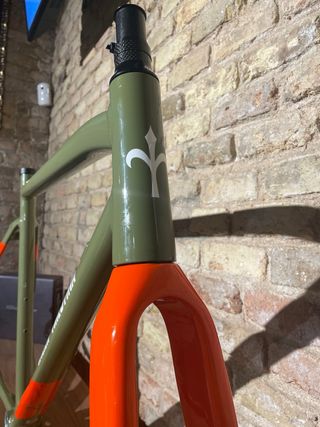 Cuadro Willier Gravel Verde Naranja