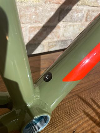 Cuadro Willier Gravel Verde Naranja