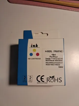 Cartuchos Tinta HP Deskjet 3630 Negro y Color