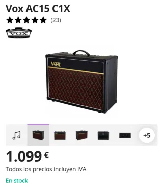 Vox AC15 C1X (Blue Alnico)