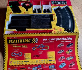 Scalextric X-Treme Rally + Circuito y pistas extra