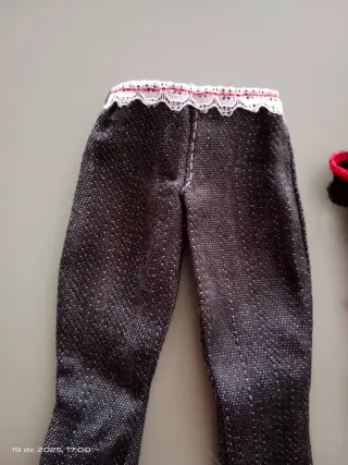 Conjunto Barbie: Pantalón, Top y Zapatos Rojos