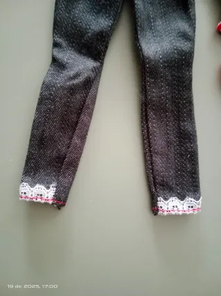 Conjunto Barbie: Pantalón, Top y Zapatos Rojos