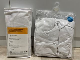 Colchón y ropa de cuna