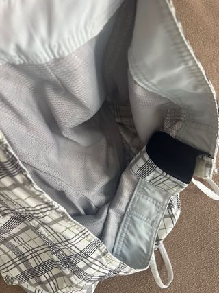 Bañador Quiksilver Cuadros Gris y Blanco