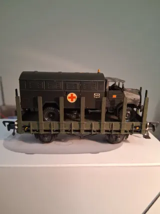 Vagón Porta Ambulancia H0 Fleischmann