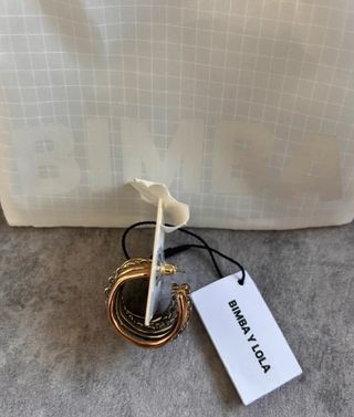 Pendientes aro Bimba y Lola oro y plata