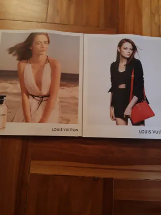 Lote de dos revistas Louis Vuitton.