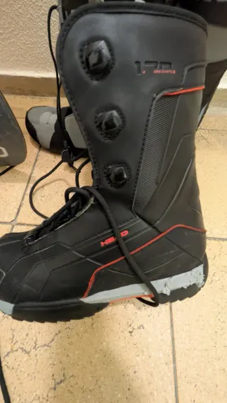 Tavola e scarponi da snowboard T43