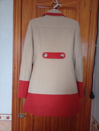 Abrigo Dorothy Perkins Beige Talla 36 vintage styl