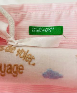 Camicia Benetton Donna Taglia XS Rosa a Righe