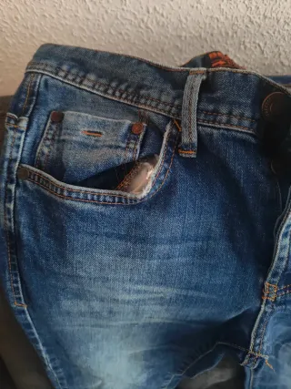 Pantalón vaquero Bershka azul