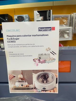 Cecotec Máquina para Calentar Marshmallows Fun&Sug