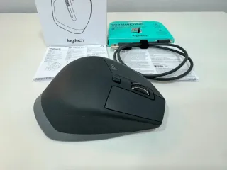 Logitech MX Master 2S Ratón Bluetooth Negro/Gris