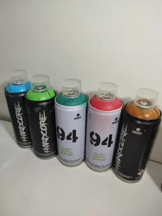 14 Lote Latas Spray 94 Hardcore