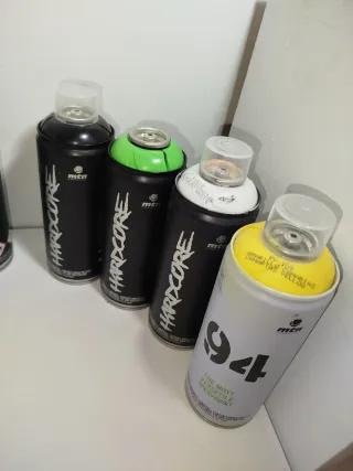 14 Lote Latas Spray 94 Hardcore