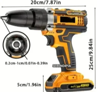 2 TALADROS ATORNILLADORES INALÁMBRICOS.