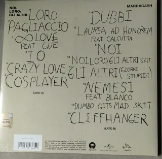 Marracash - 3 Vinili "Noi, Loro, Gli Altri" signed