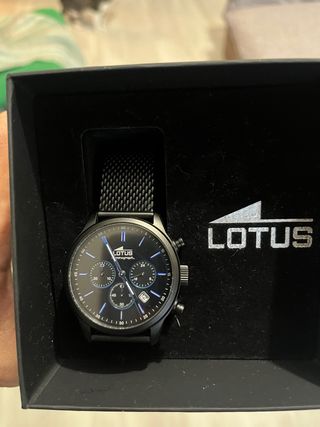 Reloj Lotus Cronógrafo Negro Hombre