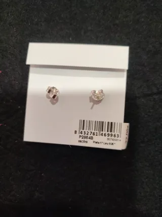 Pendientes Vidal & Vidal Plata 925 Circonita Azul