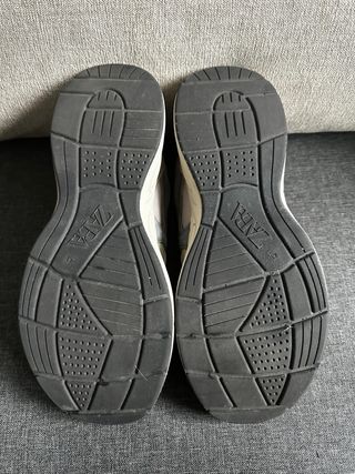 Zapatillas Zara Mujer Talla 41 Gris/Blanco