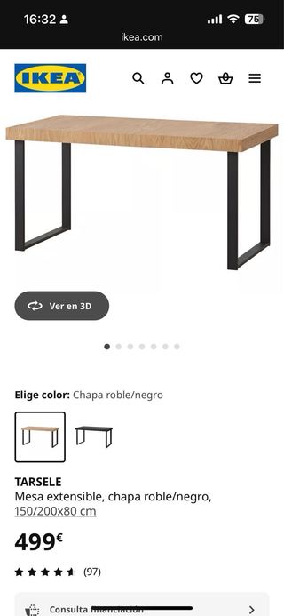 Mesa plegable IKEA madera c/ sillas y banco madera