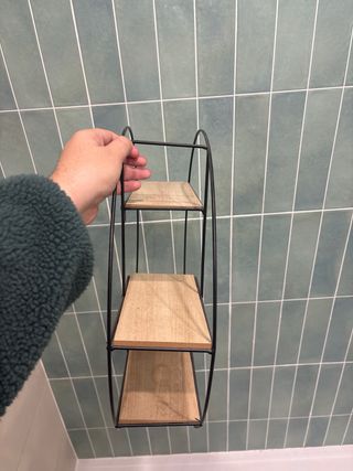 Estantería Circular Madera y Acero