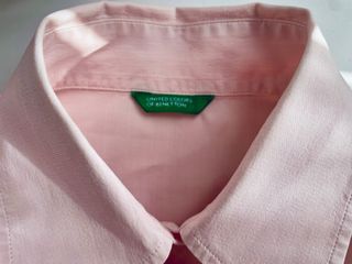 Camisa rosa Benetton talla S