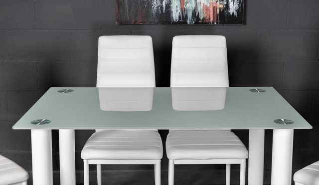 Conjunto de mesa con 4 sillas blanco