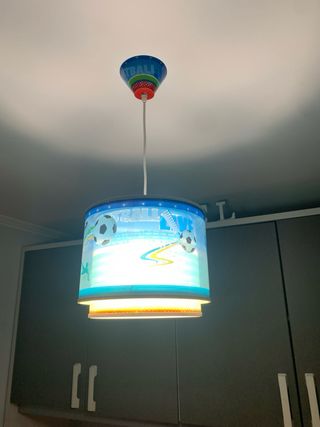 Lámpara infantil fútbol