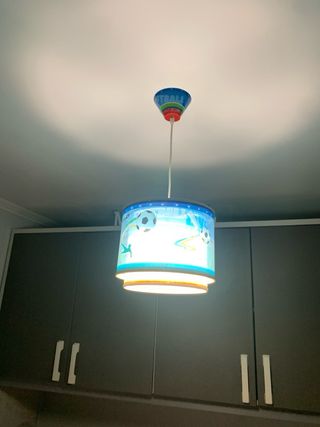 Lámpara infantil fútbol