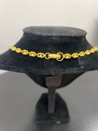 Cadena Oro 18k Eslabón Grano de Café Fino