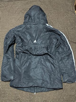Chaqueta Adidas Negra con Rayas Blancas