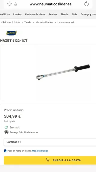(PVP 500€) HAZET 6122-1 CT