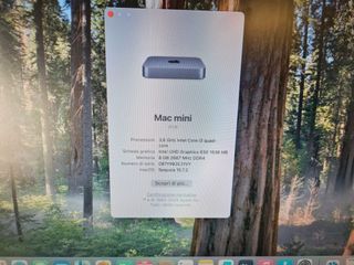 Mac Mini Apple 2018 i5 3.0GHz 8GB RAM Ordenador