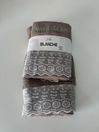 Set Asciugamani Cotone 500g