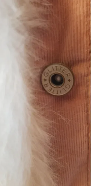 Giacca rosa con pelliccia di coniglio