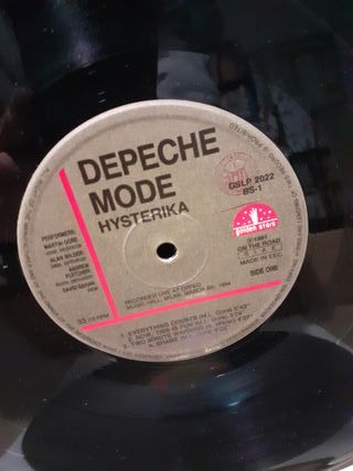 Depeche Mode Hysterika. Vinilo