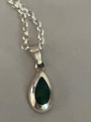 Colgante Crisocola Plata Lágrima