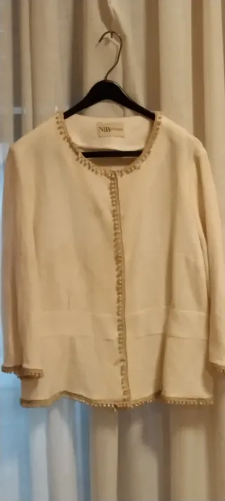 Chaqueta NBY Beige Talla M