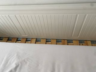 Cama diván nido Hemnes Ikea con colchones y fundas