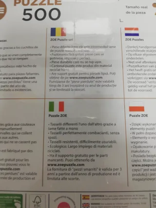 Puzzle 500 pezzi ZOE Natale