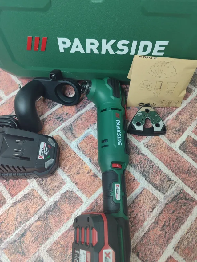 Multiherramienta Parkside con batería y cargador