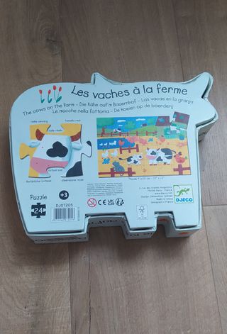 Puzzle Djeco Vaca 24 piezas +3 años