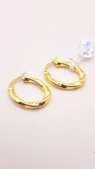 Pendientes Aro Oro 18k
