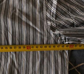 Camisa Kiabi rayas blancas y azules